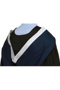 製造香港大學李嘉誠醫學院學士畢業袍 深藍色長袍 畢業袍生產商DA264